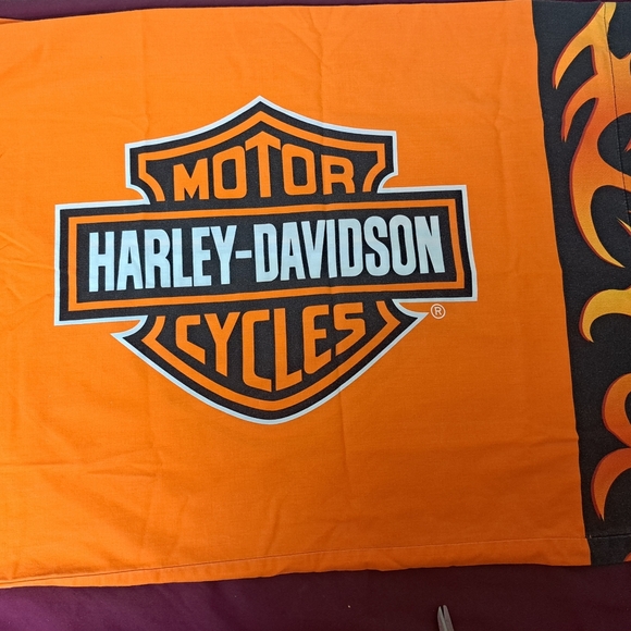 Harley Davidson Standard Size Pillowcase - Picture 2 of 6